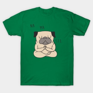 NAMASTE Pug T-Shirt